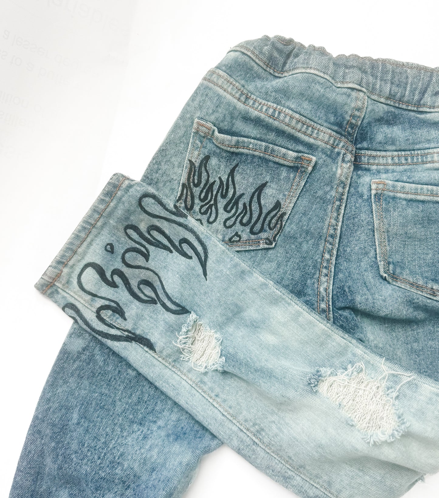 MIDNIGHT FLAME SKINNY JEANS (Boys & Girls)