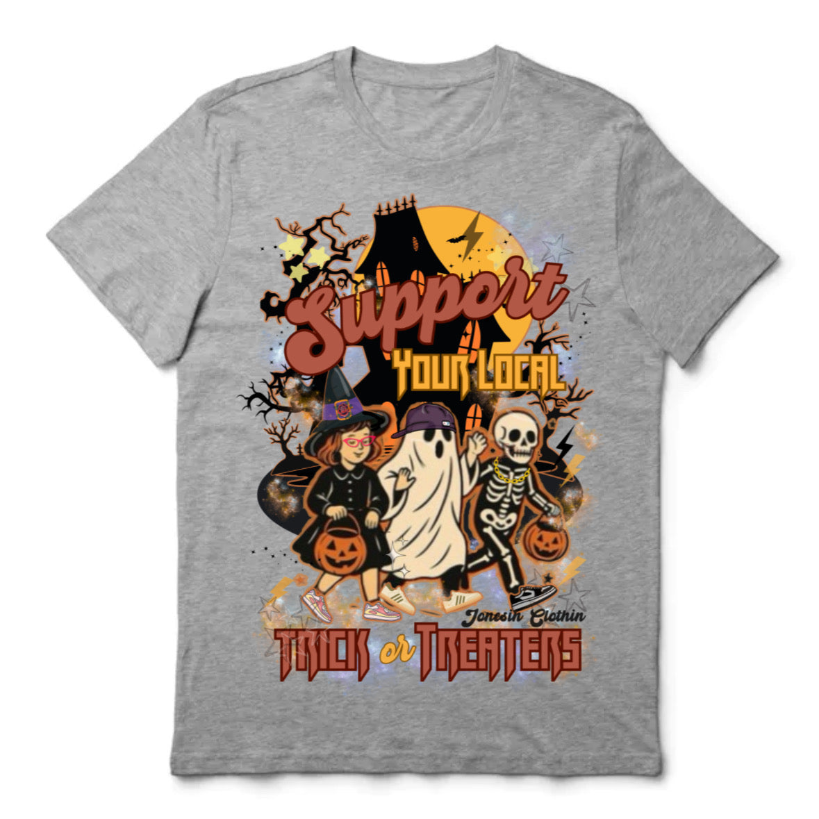 Support Your Local Trick or Treaters (Adult & Kids Tee)