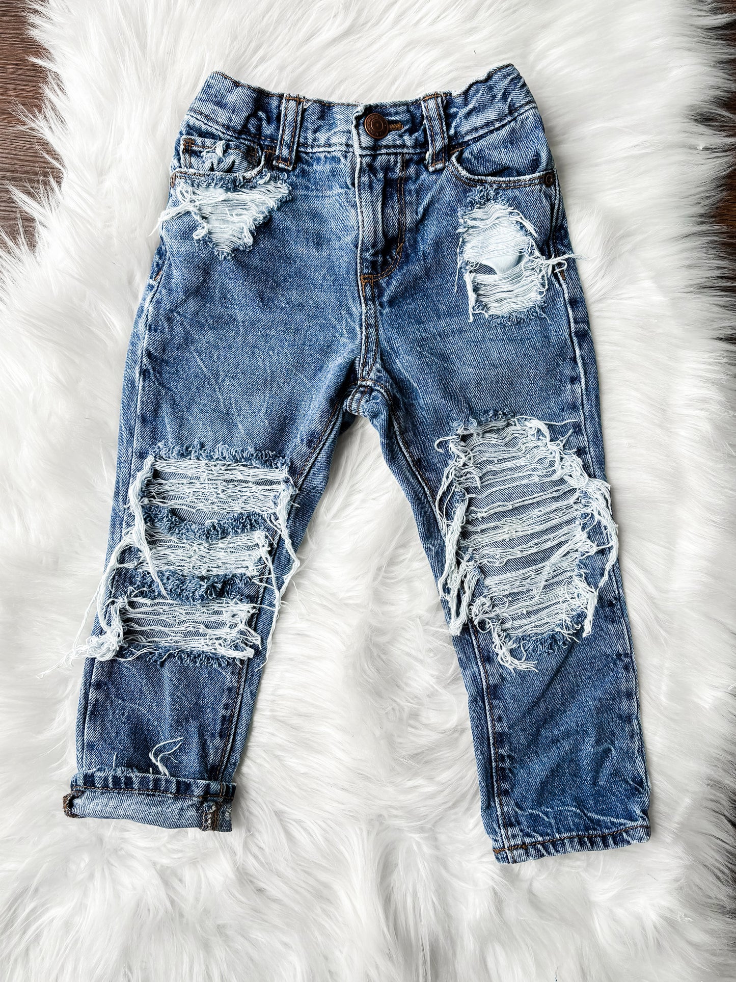 2T Unisex Boyfriend Jeans
