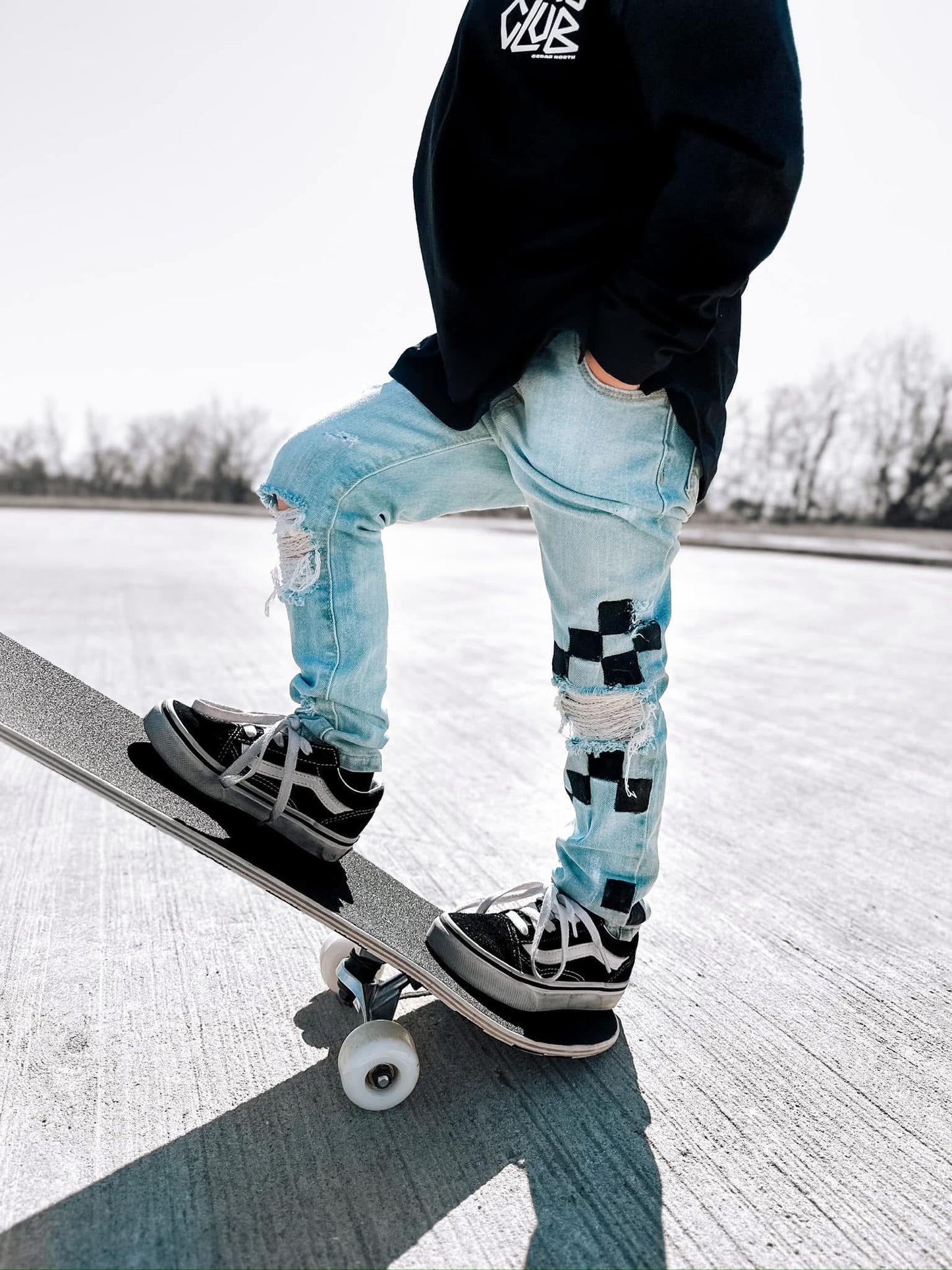 Rando Checkered Jeans (Boys & Girls)