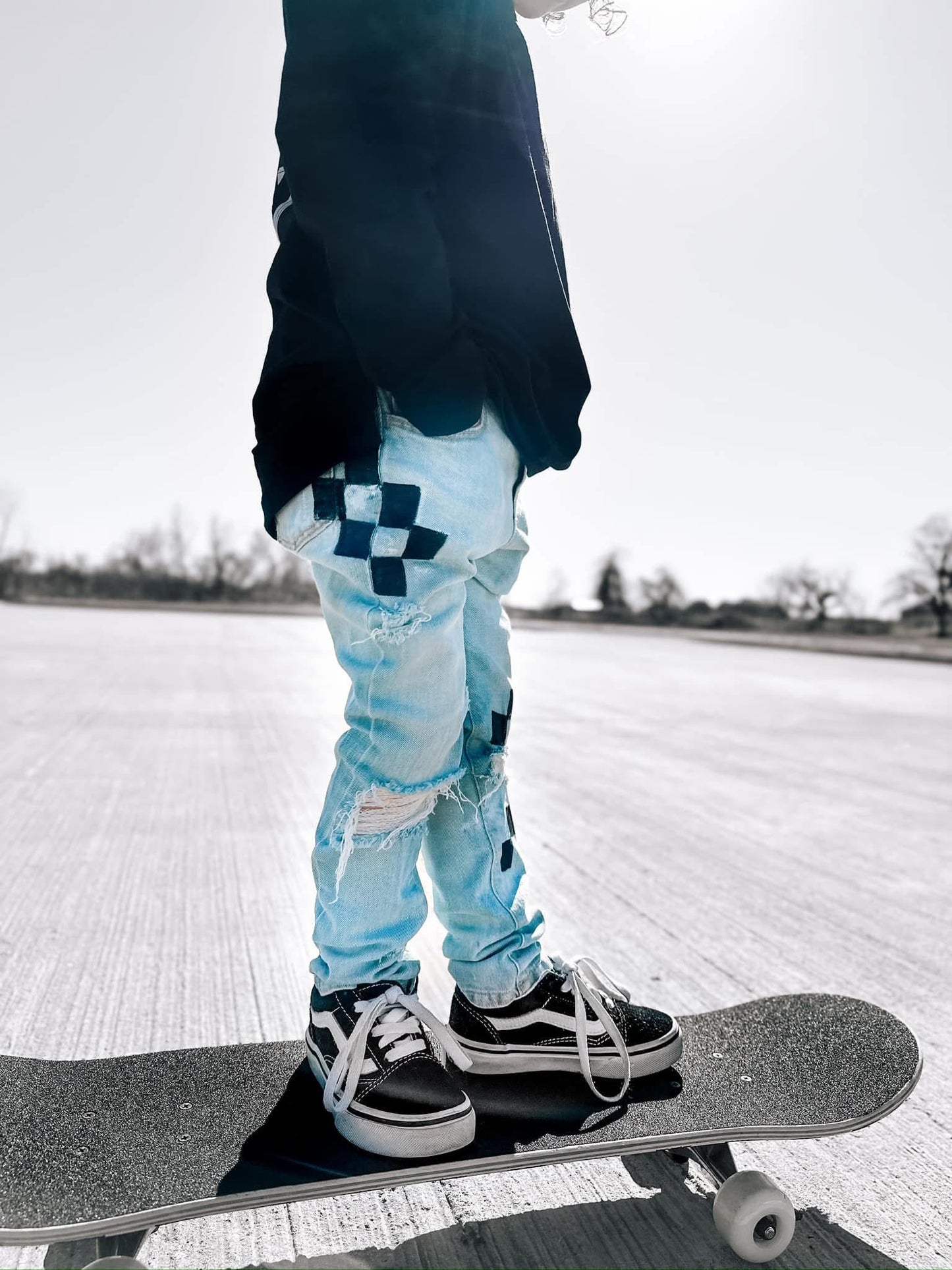 Rando Checkered Jeans (Boys & Girls)