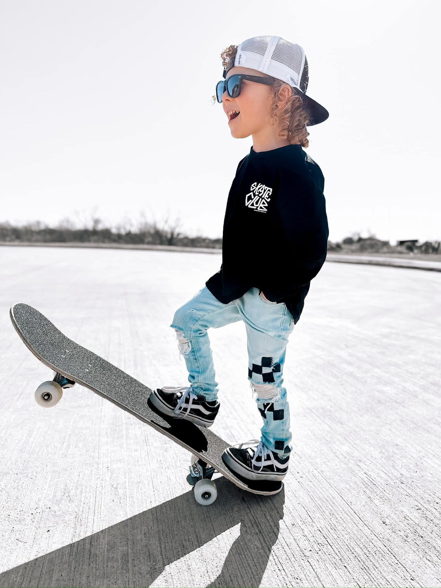 Rando Checkered Jeans (Boys & Girls)
