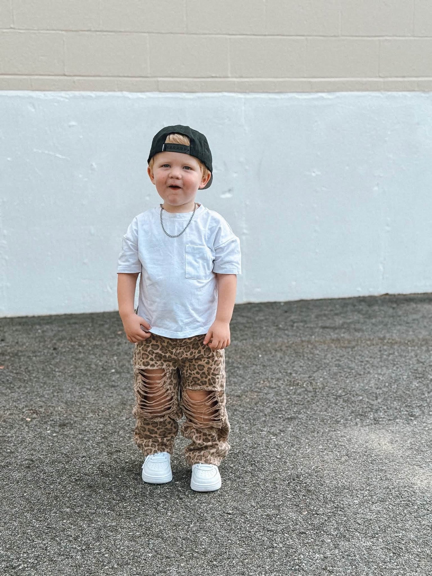 Leopard Barrel Jeans (Unisex)