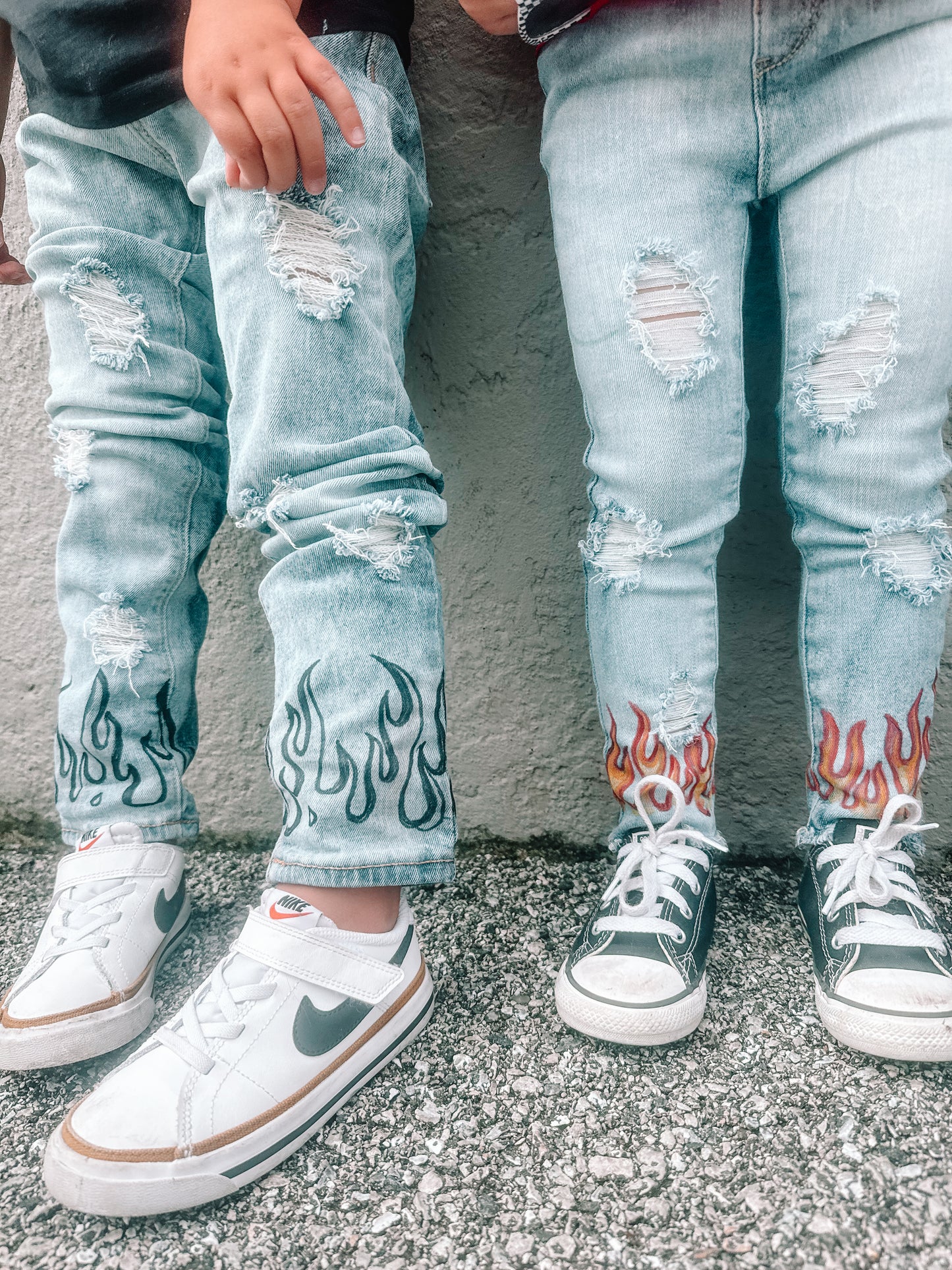 FIRED UP FLAME SKINNY JEANS (Boys & Girls)