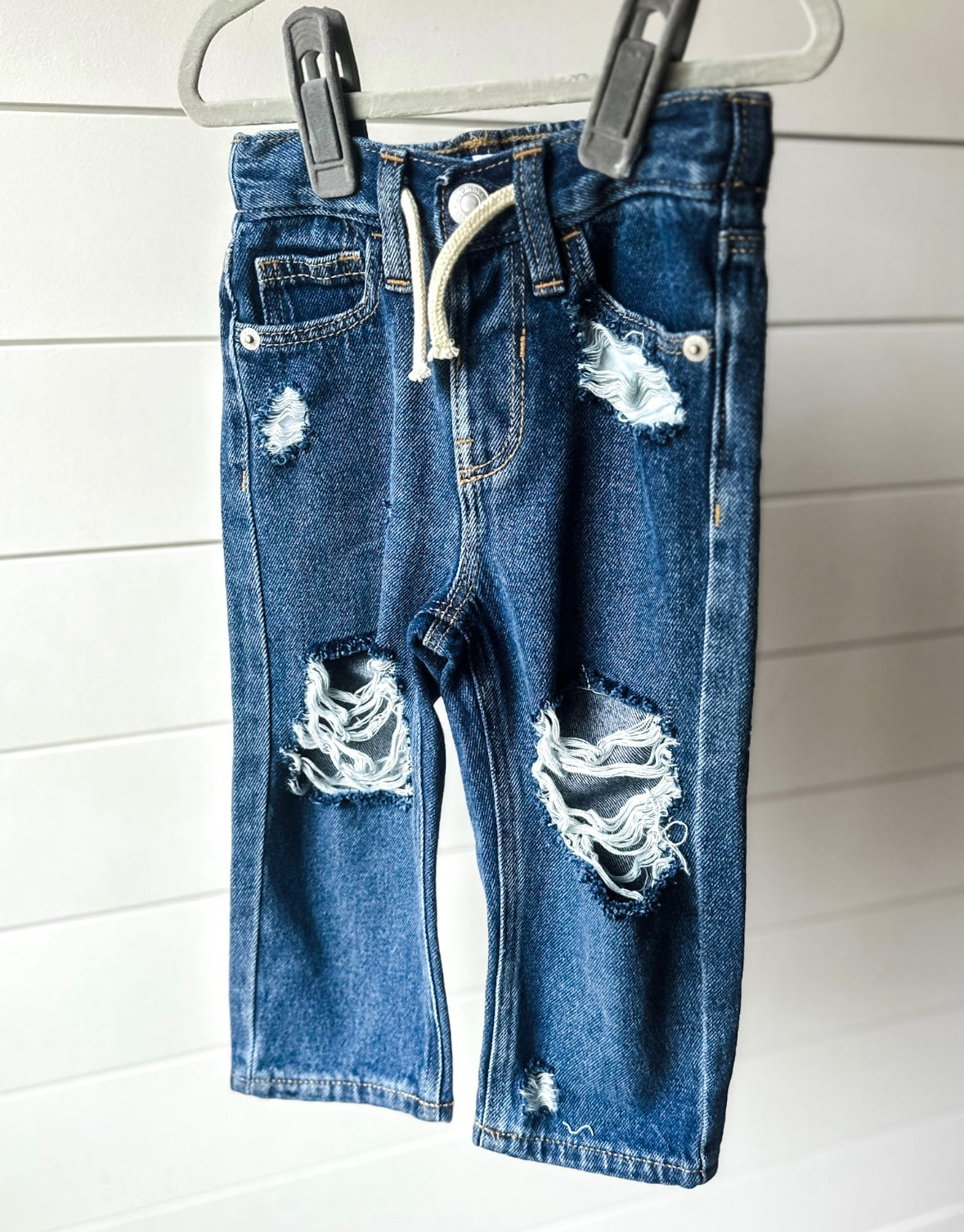 18-24 Month Medium Wash Barrel Jeans