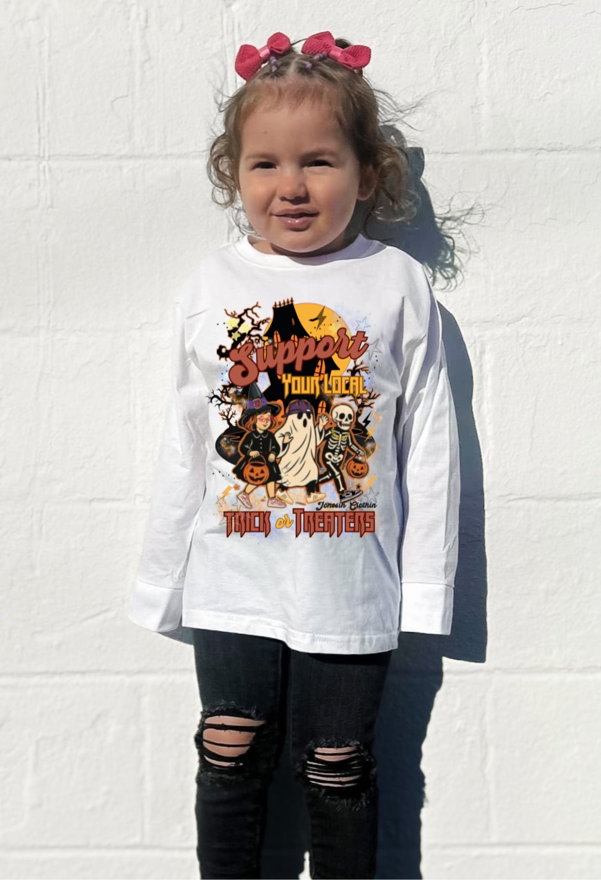 Support Your Local Trick or Treaters (Adult & Kids Tee)