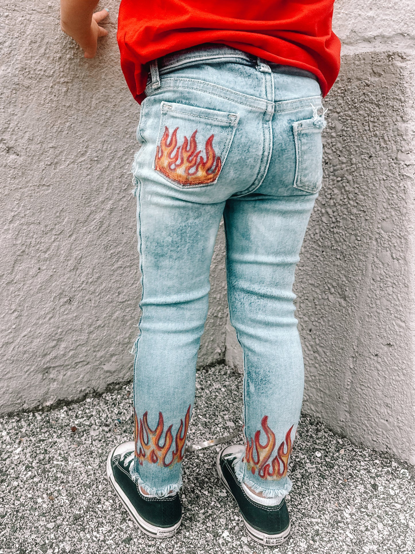 FIRED UP FLAME SKINNY JEANS (Boys & Girls)