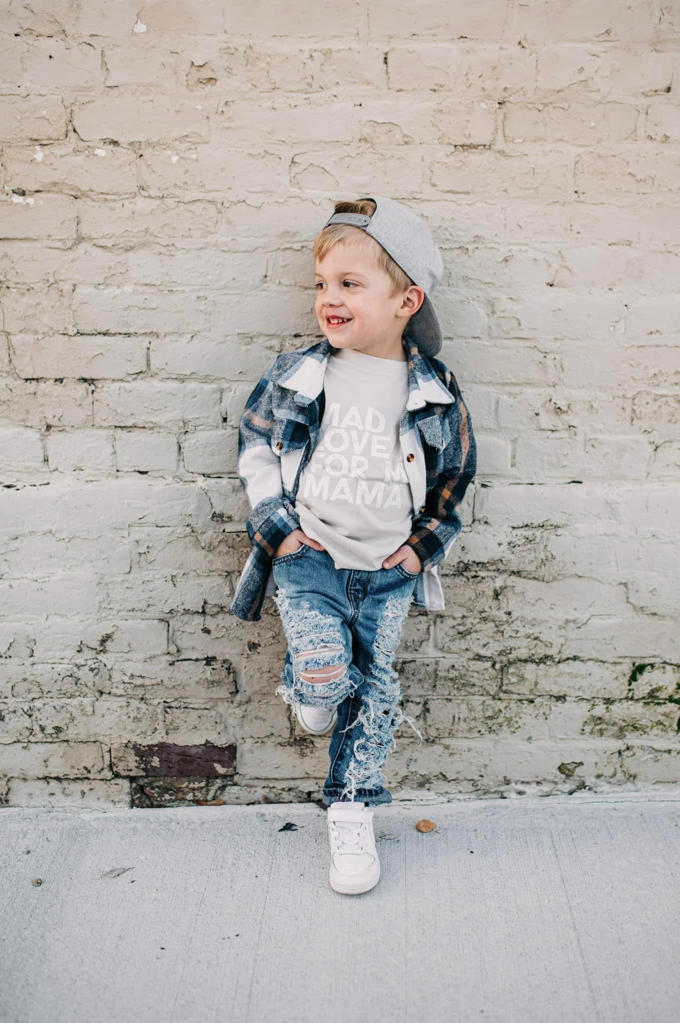 Brookβs Bleached Wash Jeans (Boys & Girls)