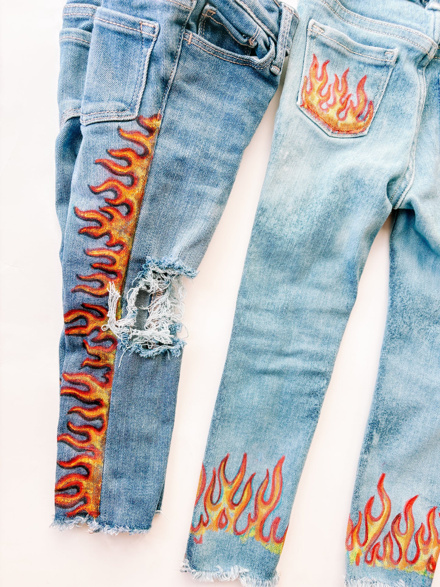 FIRED UP FLAME SKINNY JEANS (Boys & Girls)
