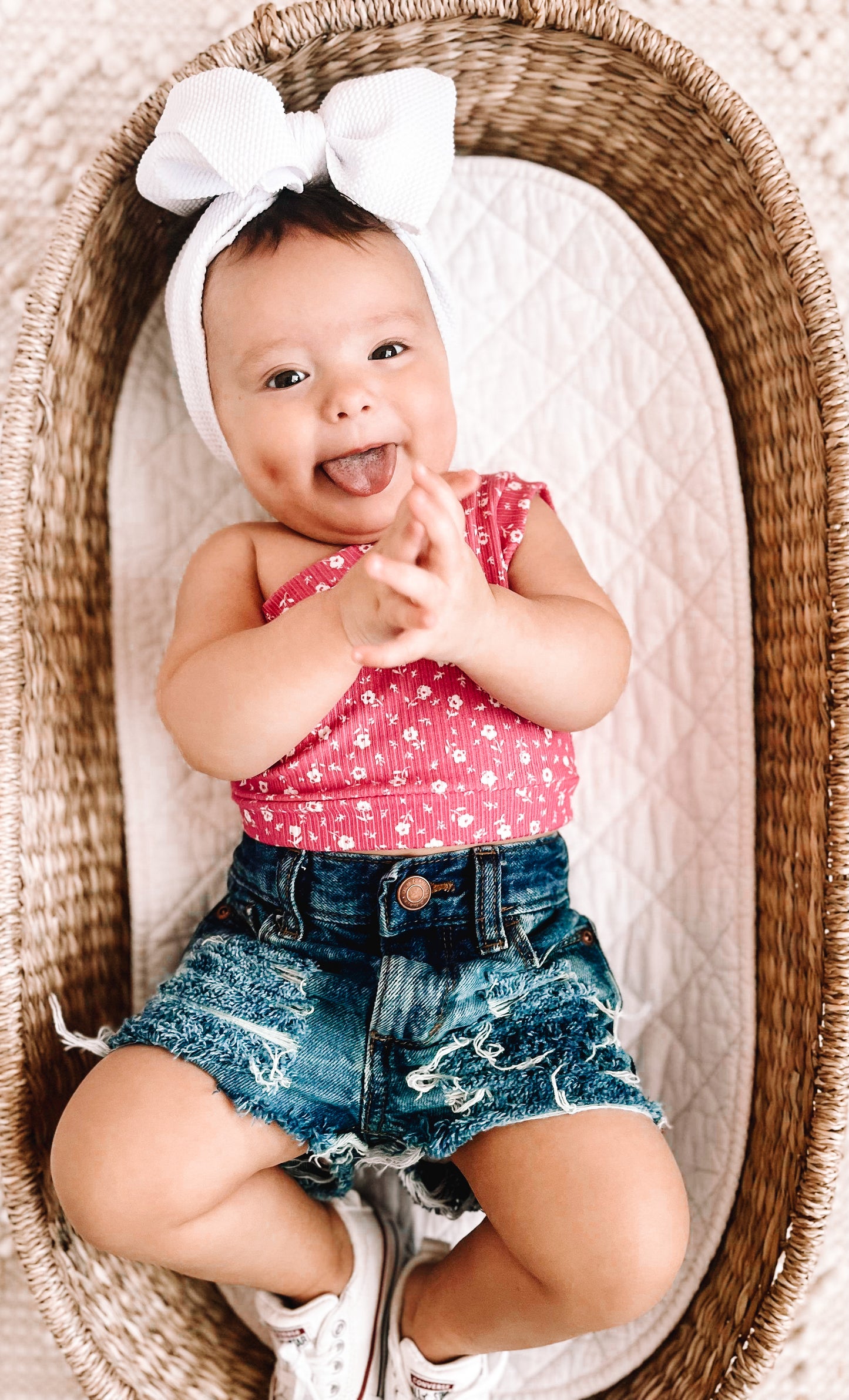 Brook’s Bleach Wash Shorts (Boys & Girls)