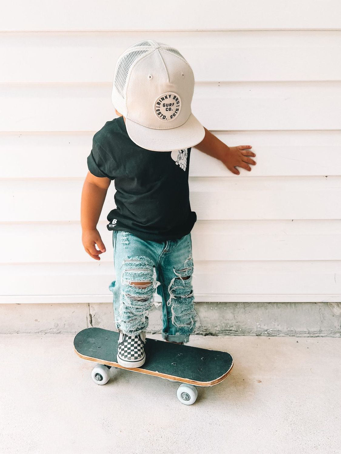Brookβs Bleached Wash Jeans (Boys & Girls)