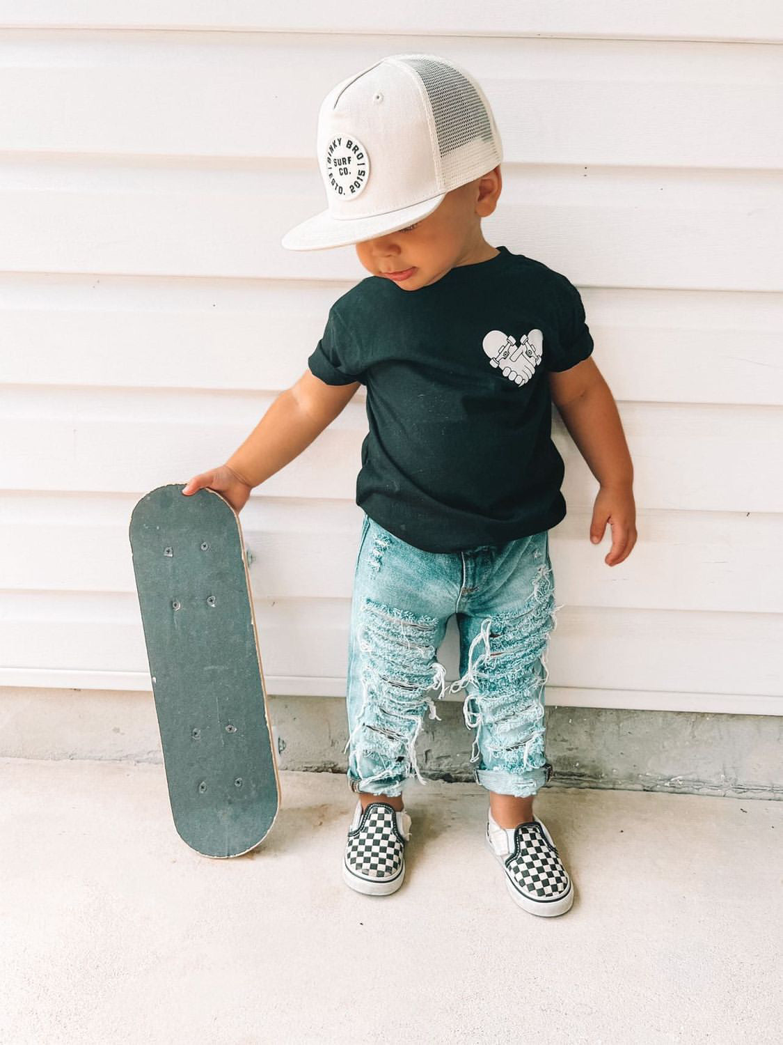 Brookβs Bleached Wash Jeans (Boys & Girls)