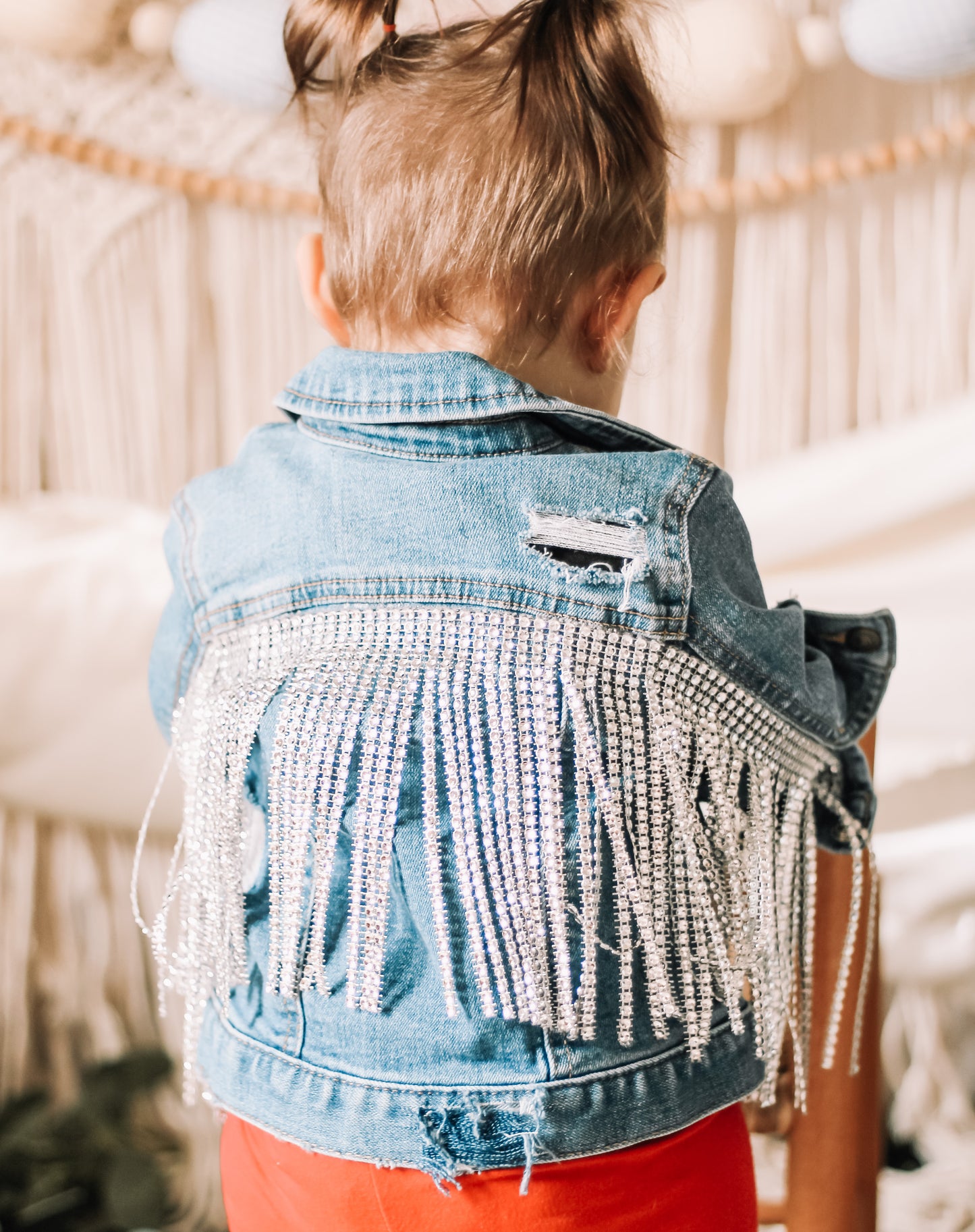 Rhinestone Cowgirl Bling Denim Jacket (Girls)