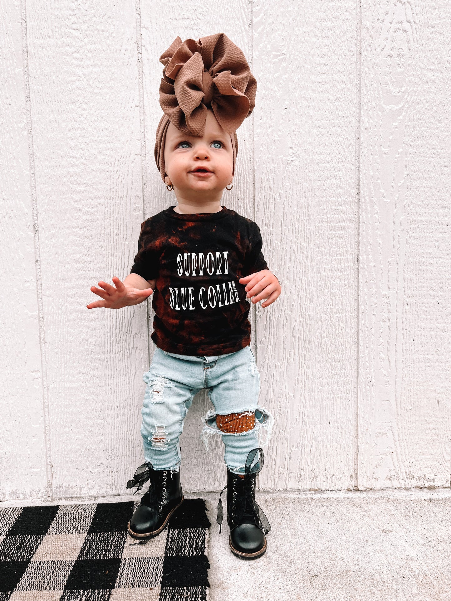 SUPPORT BLUE COLLAR Tee (Kids)