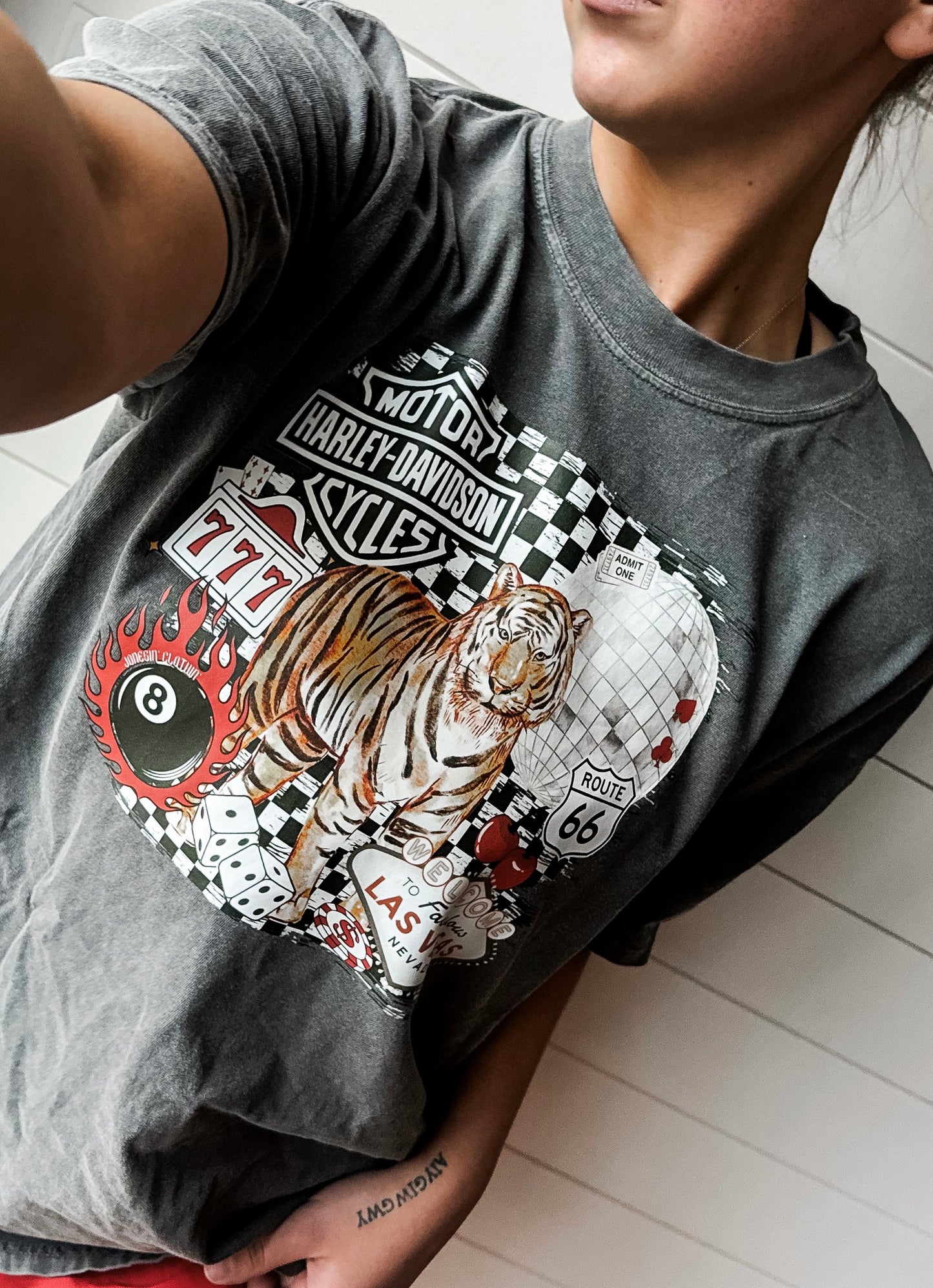 Vegas Biker Tee (Adults)