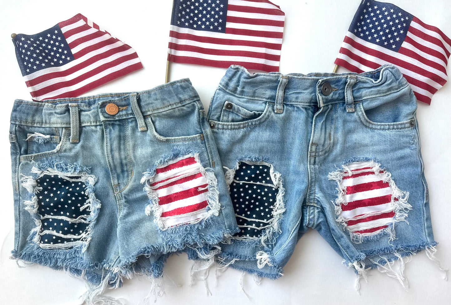 Patriotic Patch Shorts (Boys & Girls)