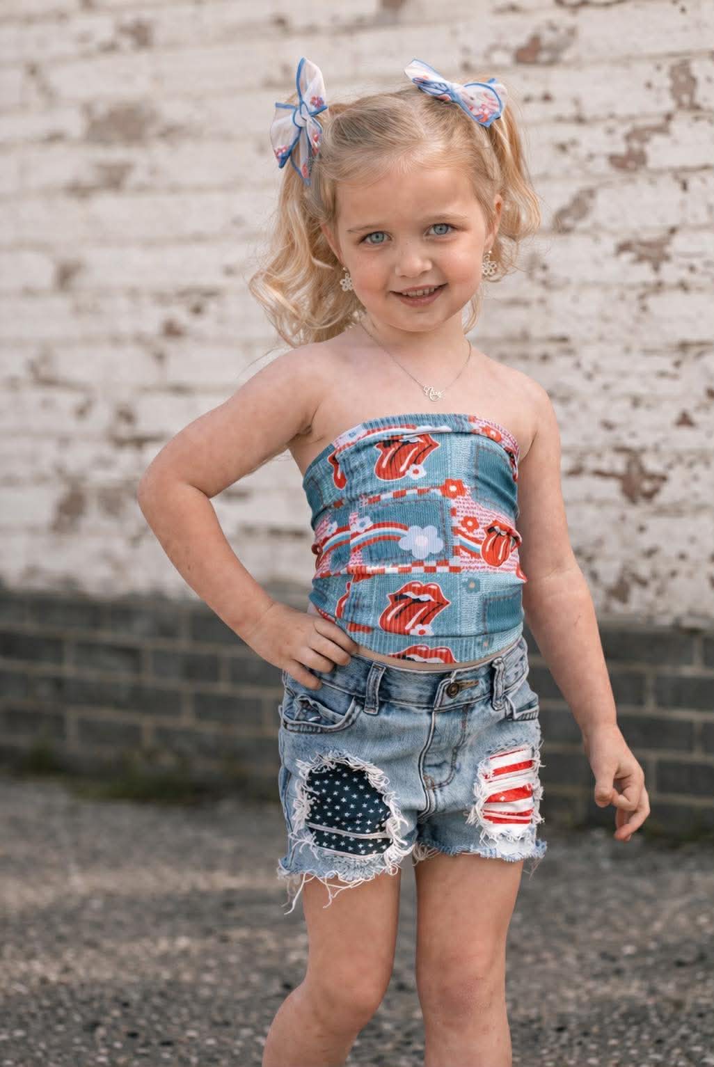 Patriotic Patch Shorts (Boys & Girls)
