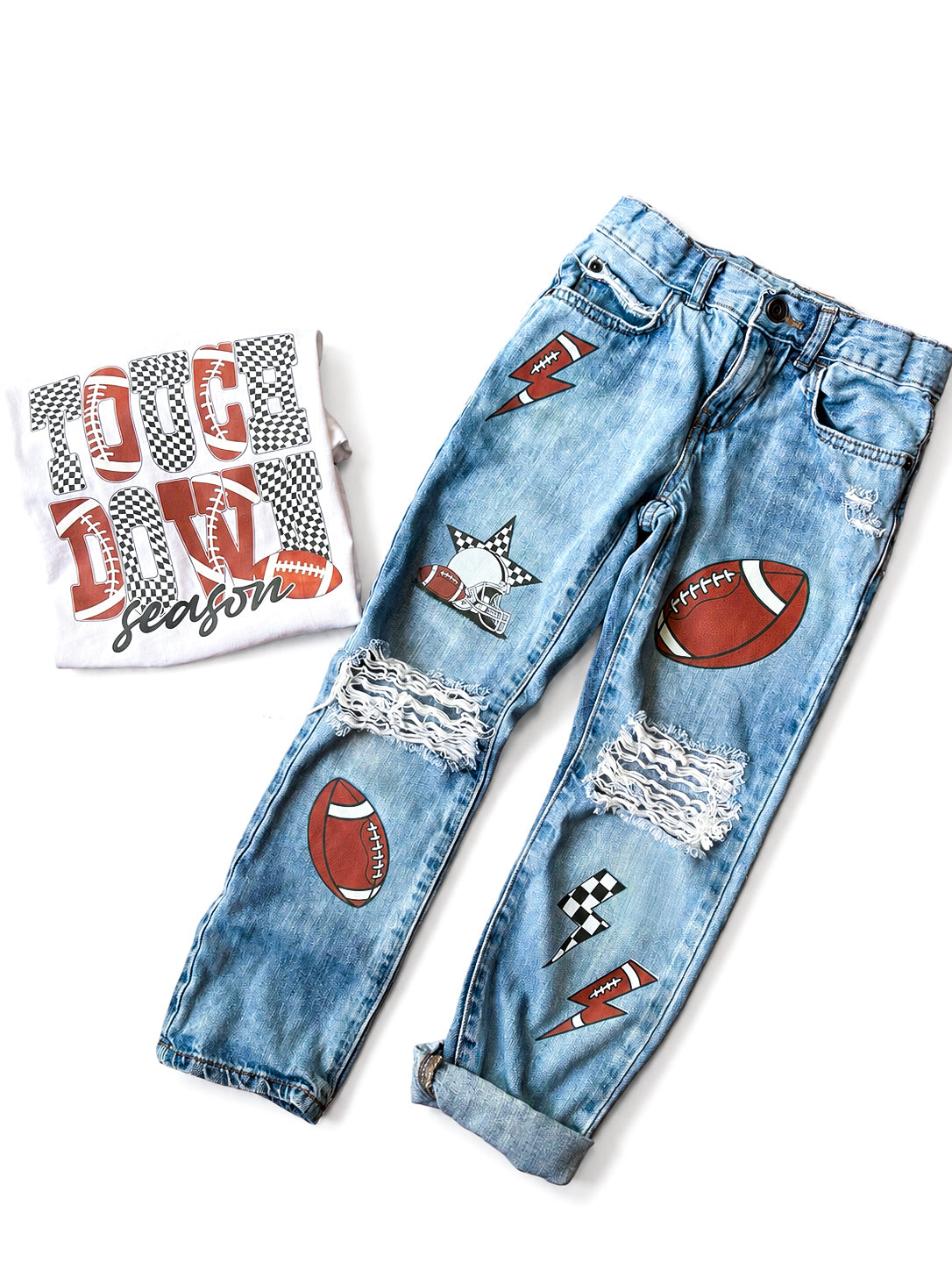 GAME DAY FOOTBALL JEANS (Boys & Girls)