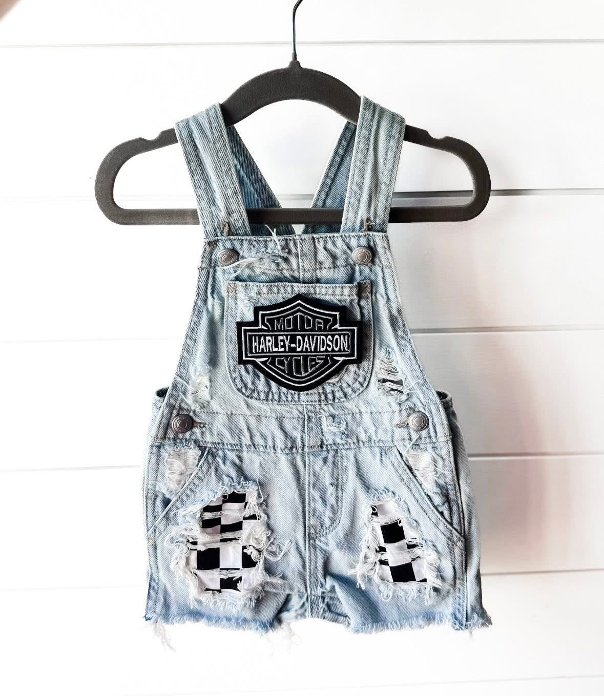Customized Biker Patch Overalls (Boys & Girls)