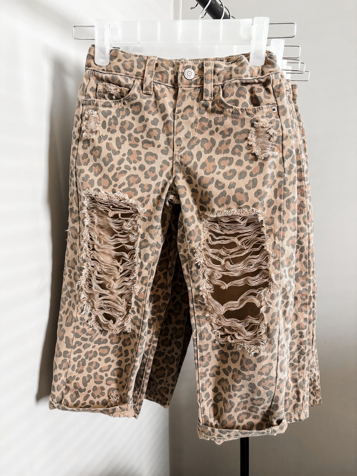Leopard Barrel Jeans (Unisex)