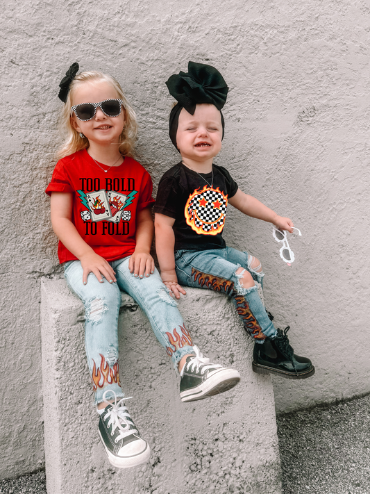FIRED UP FLAME SKINNY JEANS (Boys & Girls)