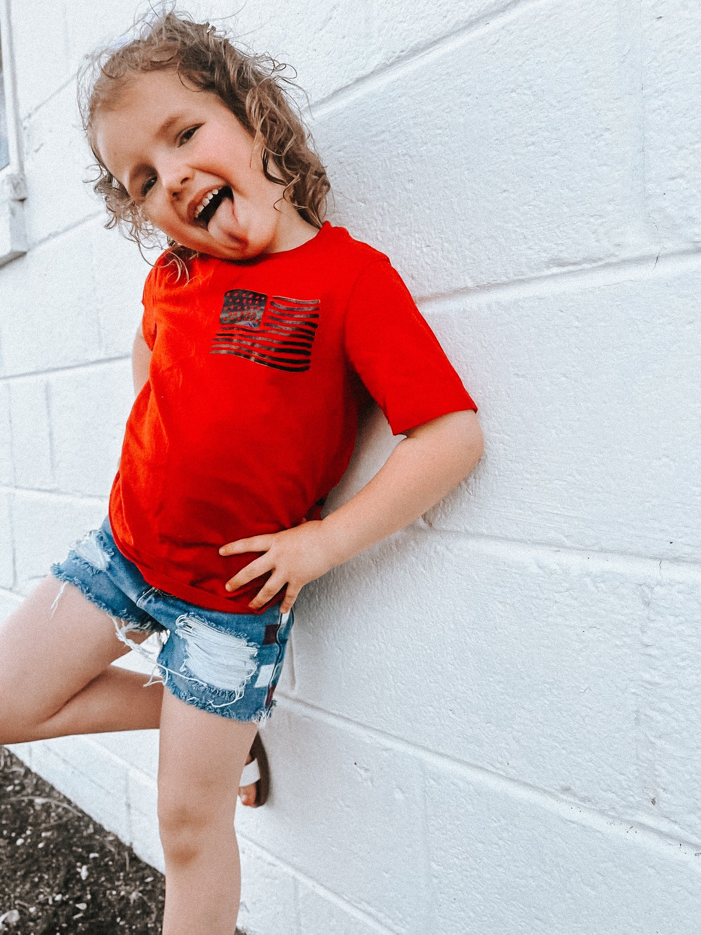 Patriotic Checkered Shorts (Boys & Girls)