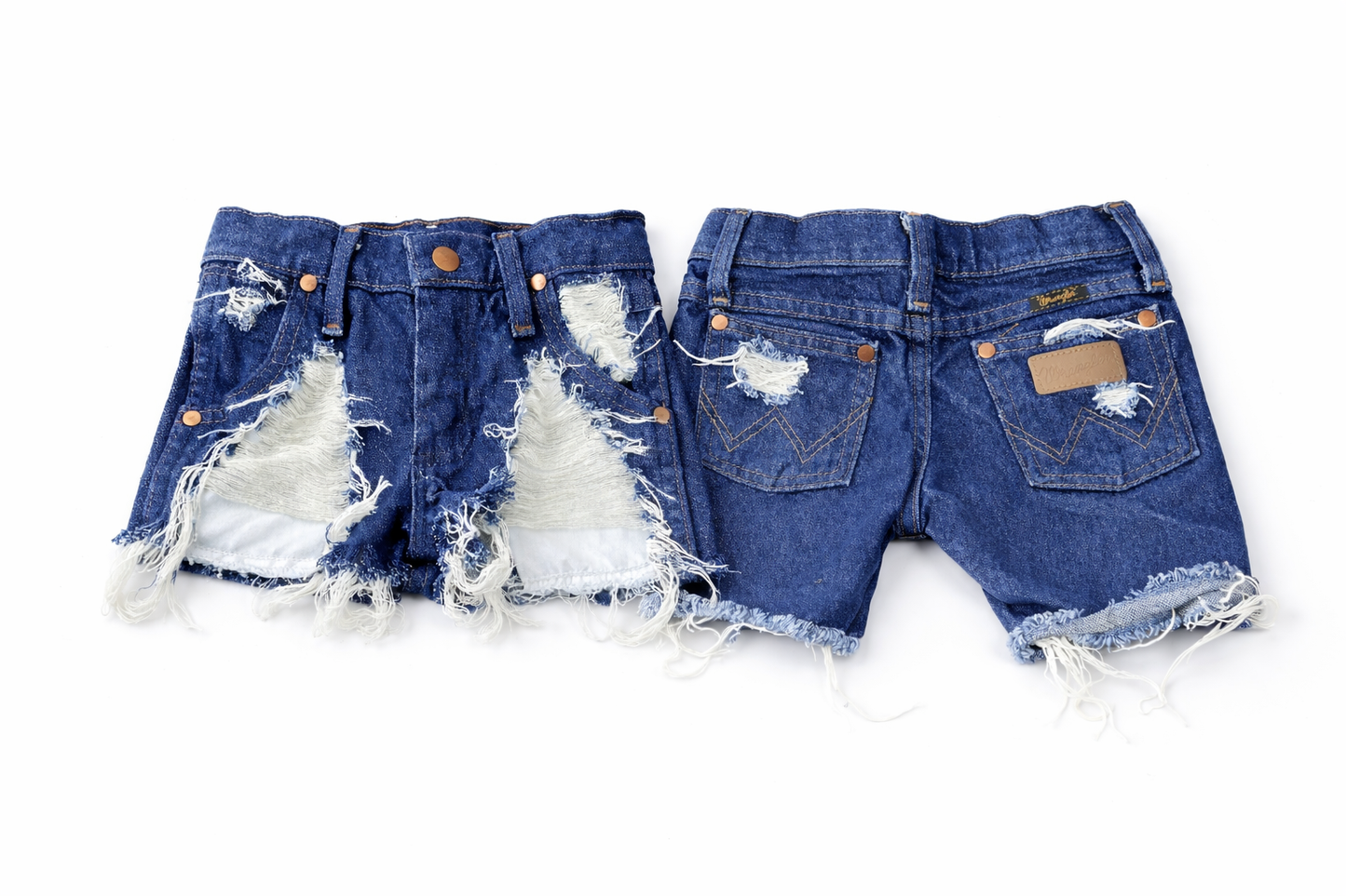 Cowboy Cut Medium Wash Shorts (Boys & Girls)