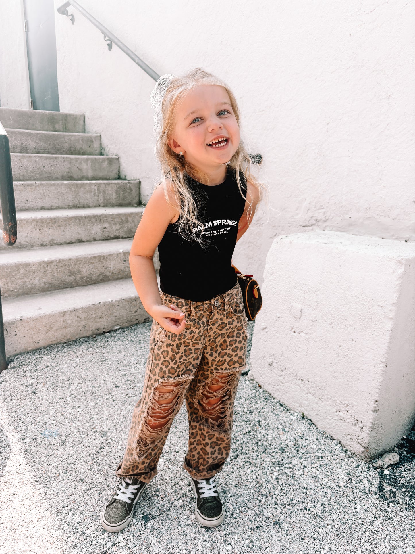 Leopard Barrel Jeans (Unisex)