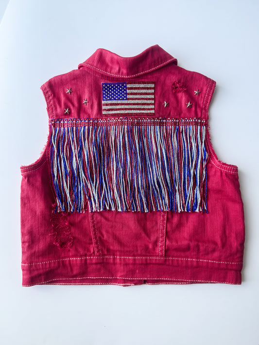 4T Red USA Boujee Vest