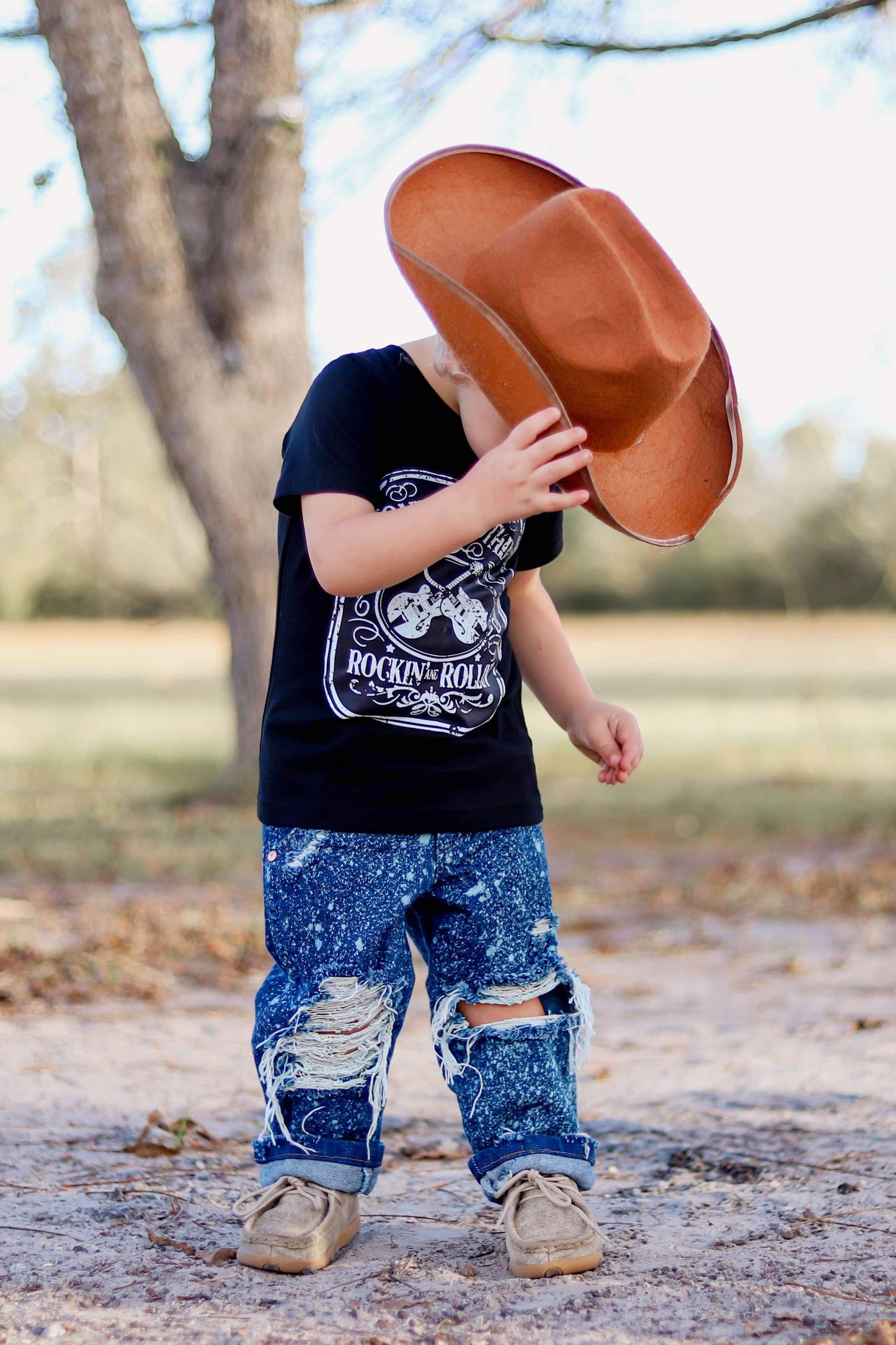 Bleach Splatter WRANGLER Cowboy Cut Jeans (Boys & Girls)