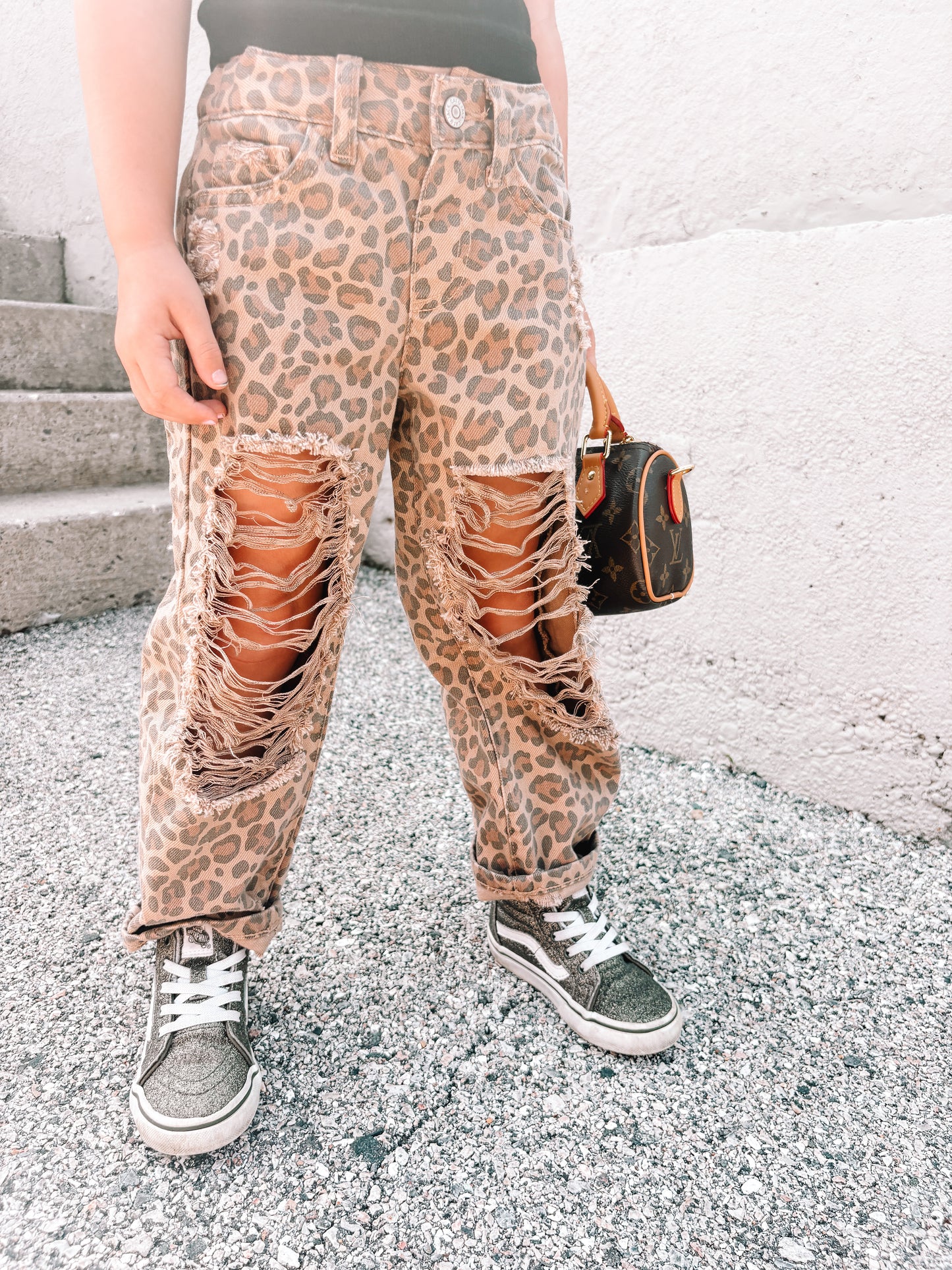 Leopard Barrel Jeans (Unisex)