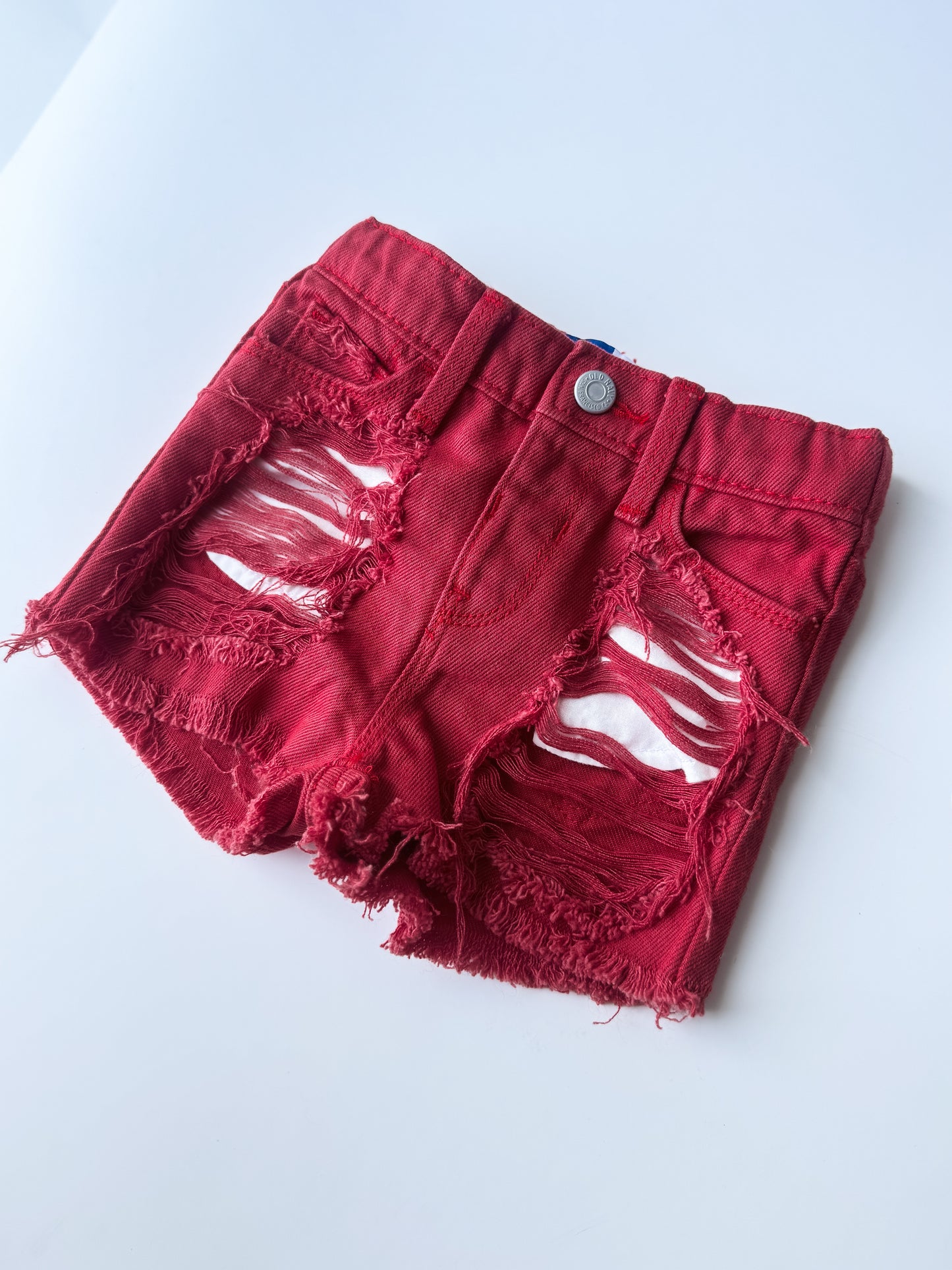 18-24 Month Girls Red Shorts