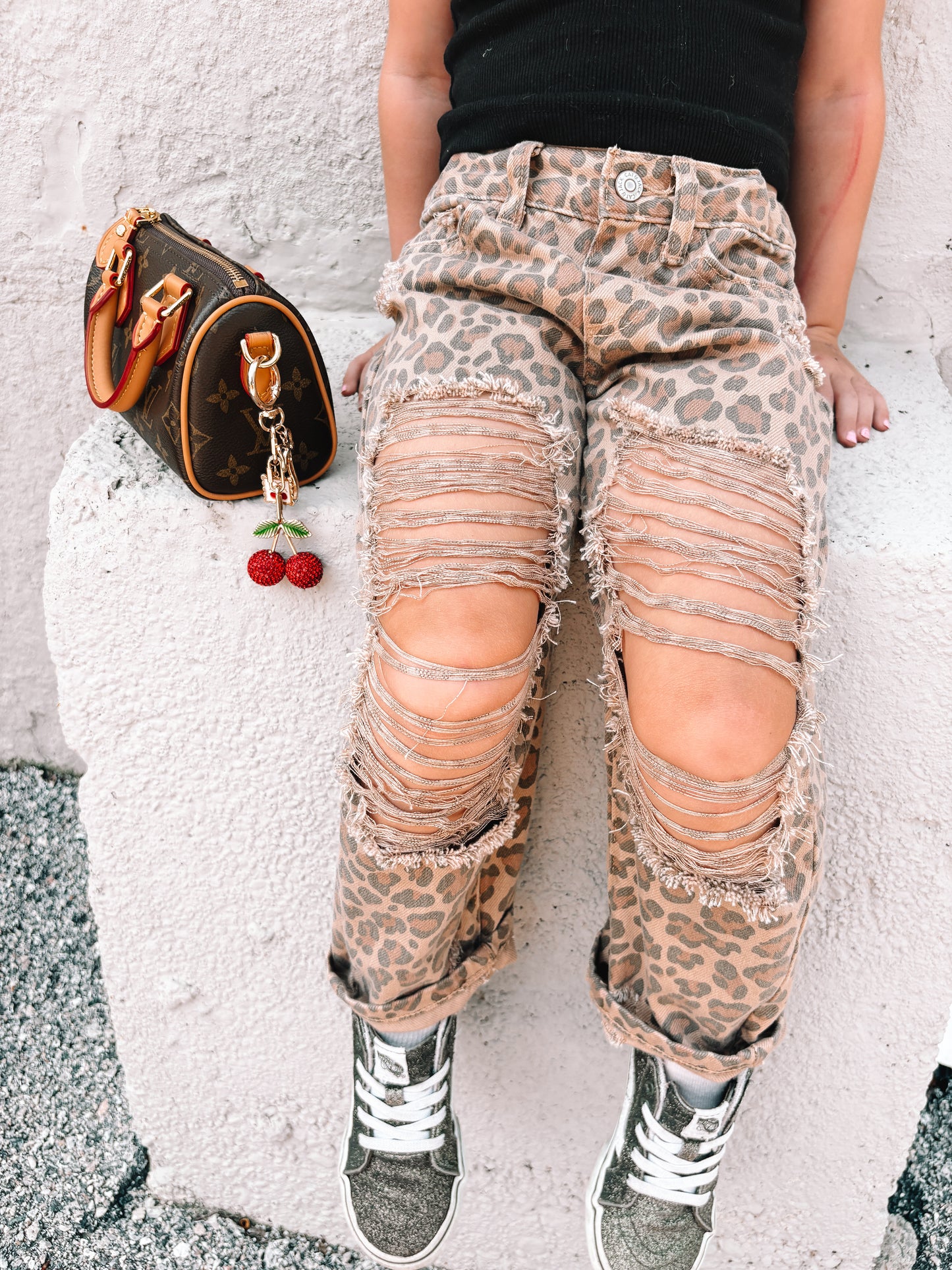 Leopard Barrel Jeans (Unisex)