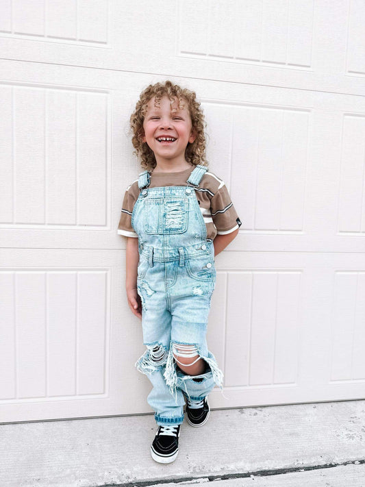 Light Wash Overalls