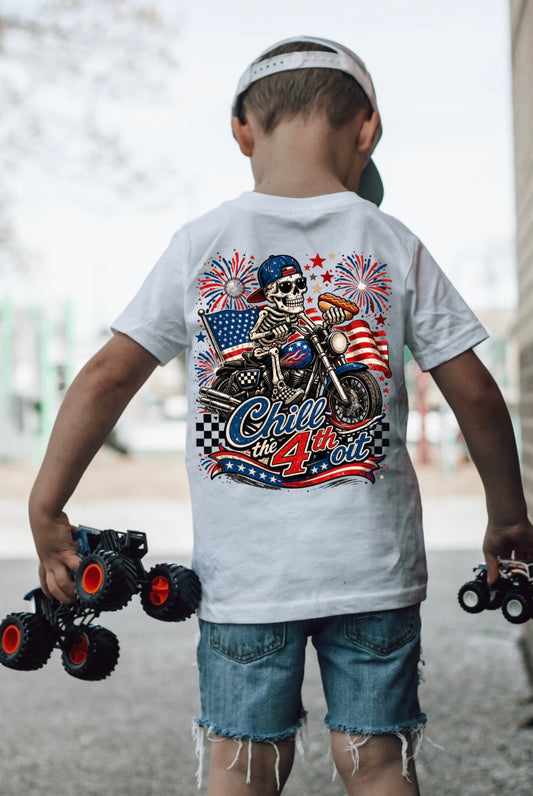 Chill the Fourth Out (Kids Tee)
