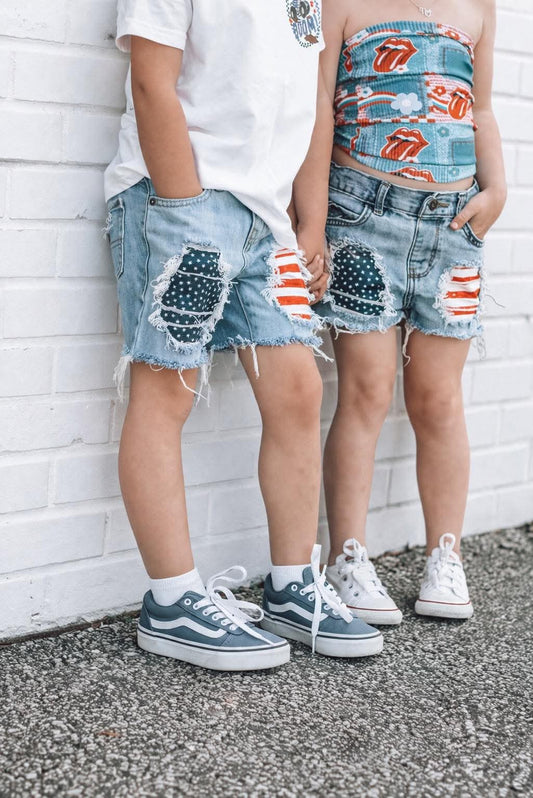 Patriotic Patch Shorts (Boys & Girls)