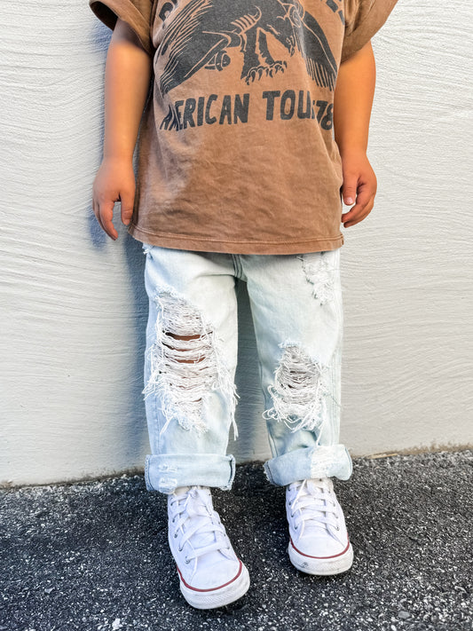 Bleach Dyed WRANGLER Cowboy Cut Jeans (Boys & Girls)