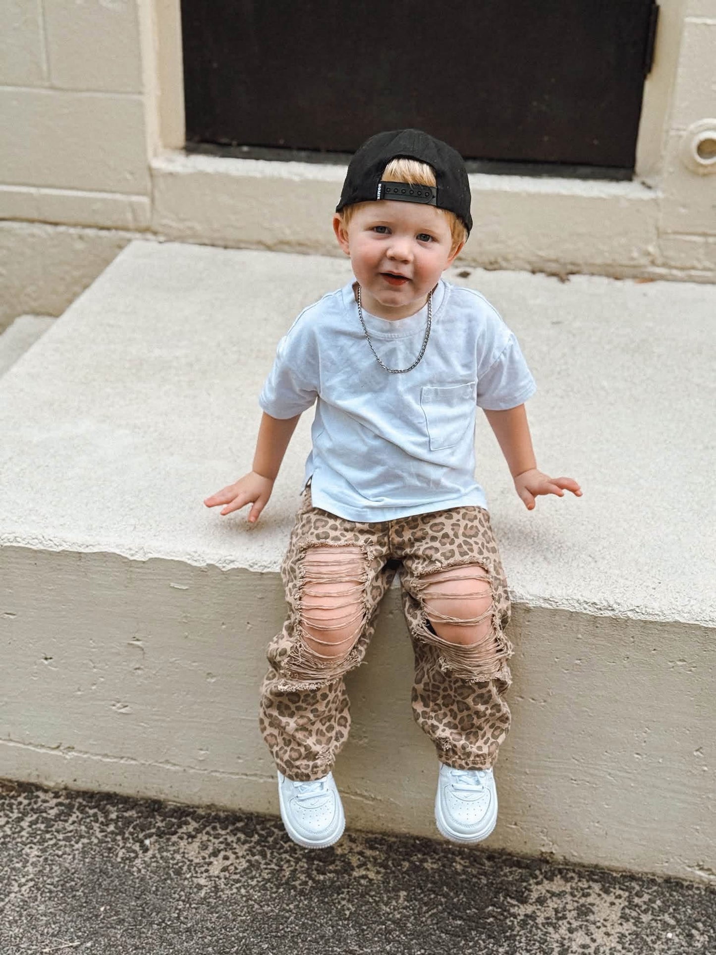 Leopard Barrel Jeans (Unisex)