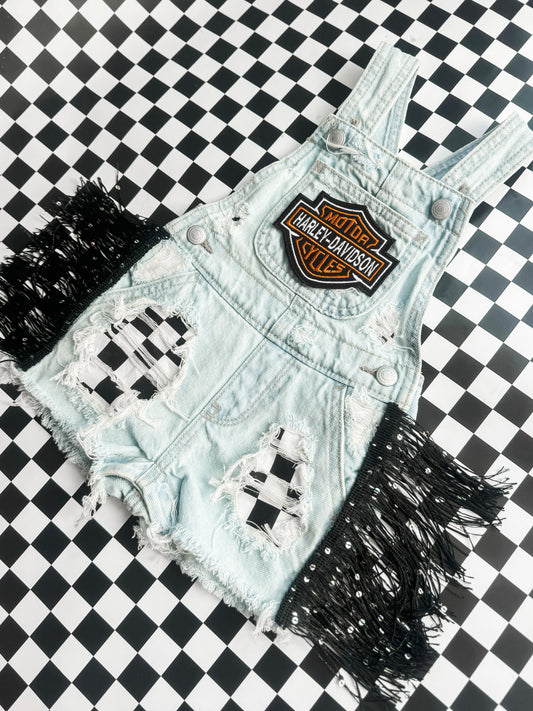 Customized Biker Patch Overalls (Boys & Girls)