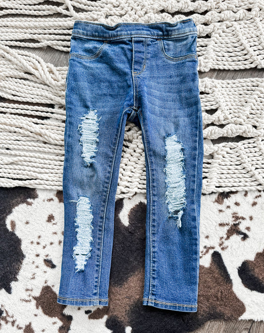 4T Medium Wash Skinny Jeans (Unisex)