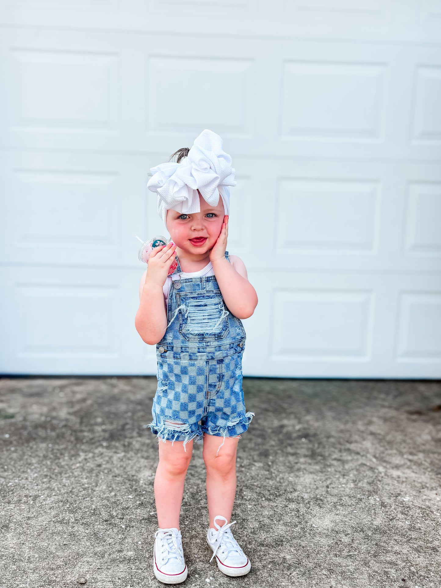 Checkered Overalls (Boys & Girls)