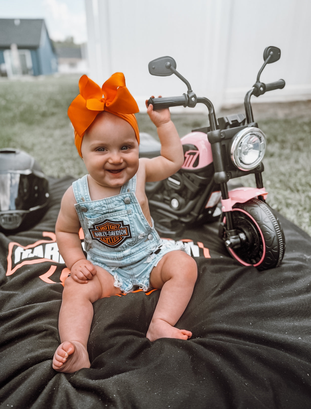 Customized Biker Patch Overalls (Boys & Girls)