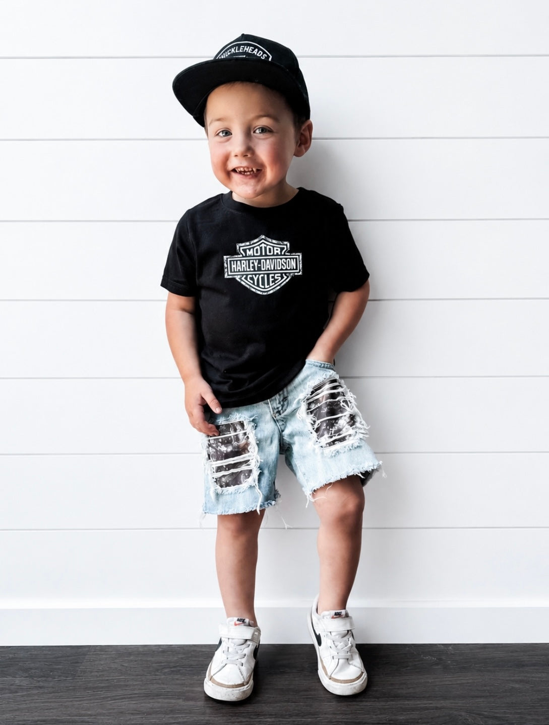 Camo Patched Shorts (Boys & Girls)