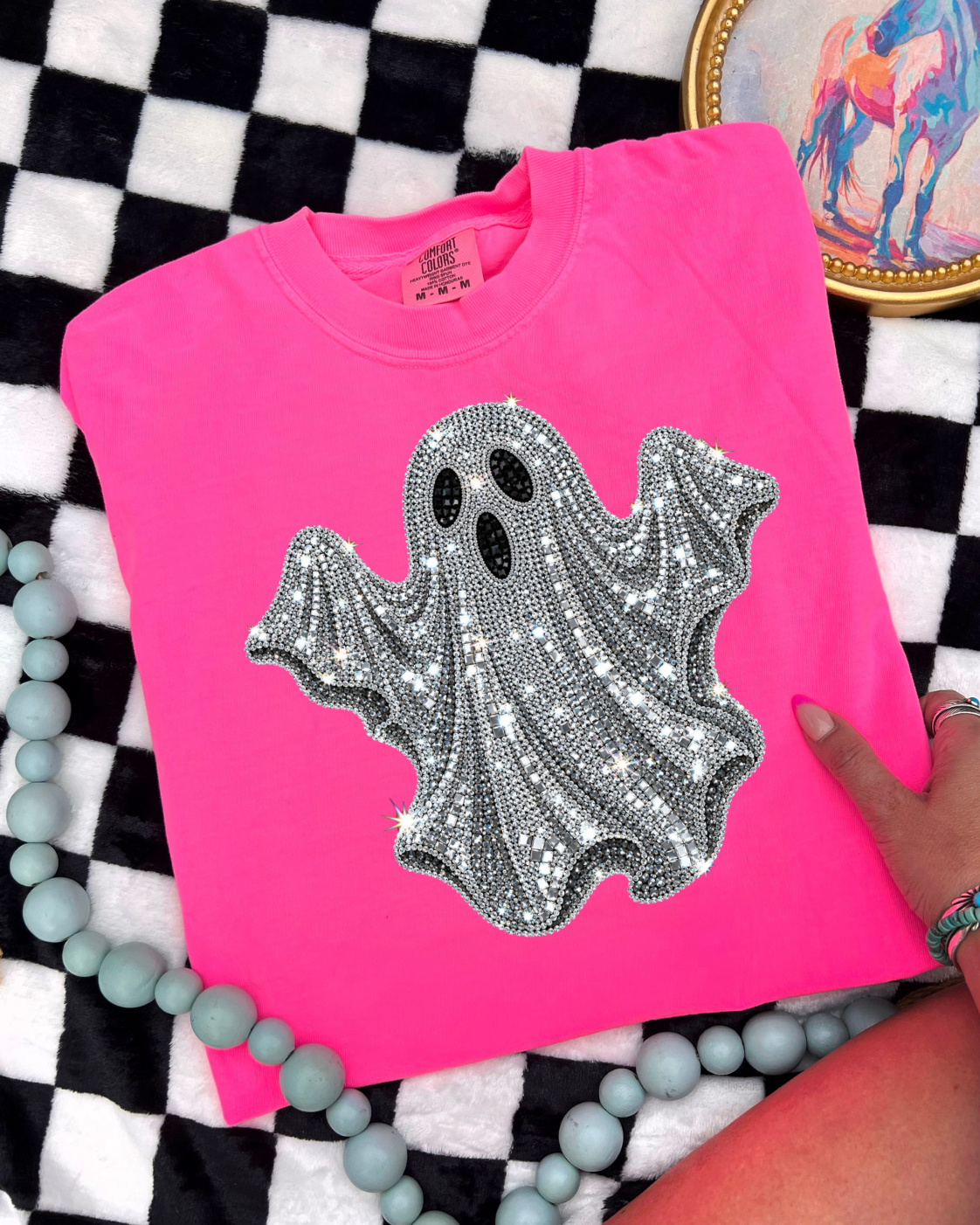 Glitter Ghost Tee (Adults)