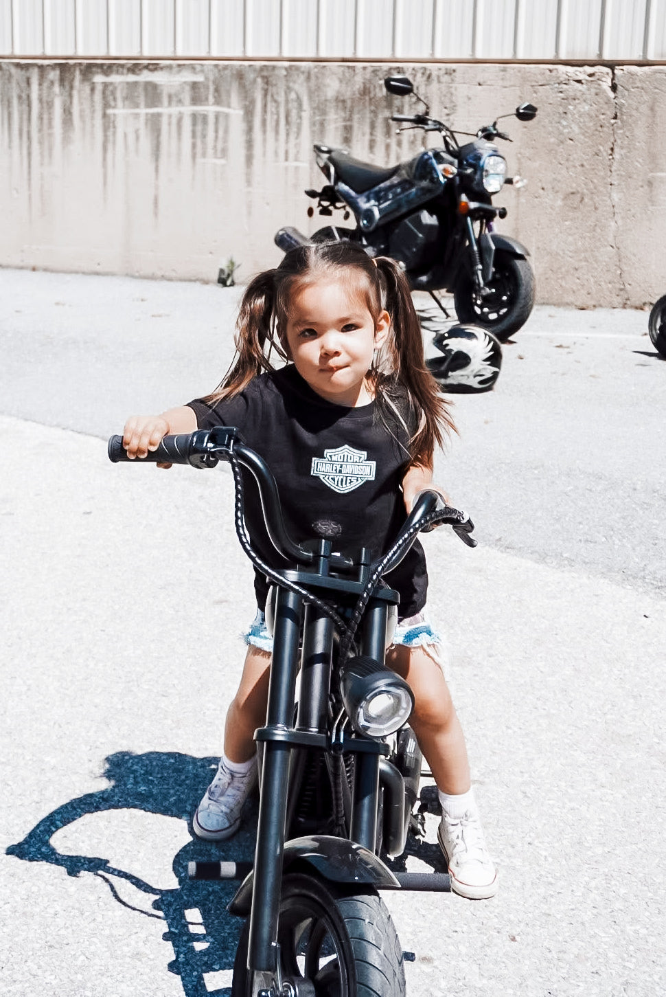 Camo Border Motorcyle Tee (Kids)