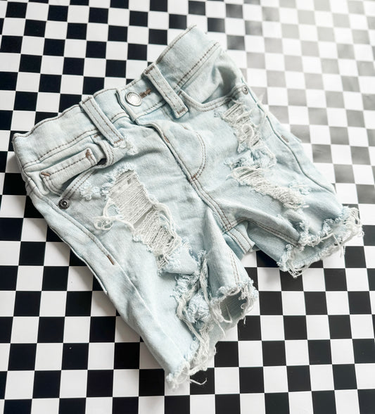 2T Boys Light Wash Shorts