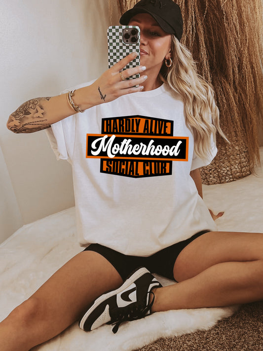 Motherhood Social Club (Adult Tee)