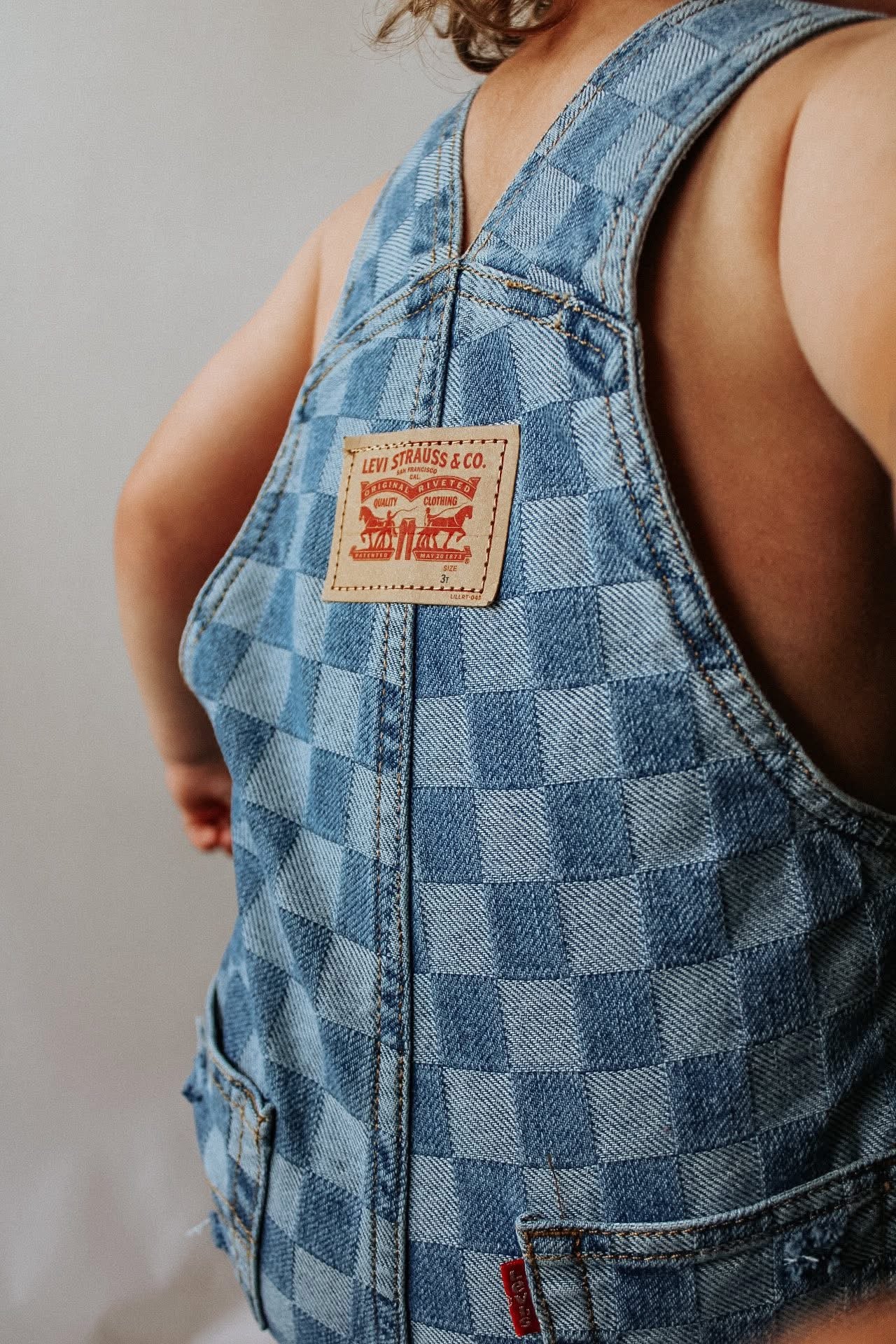 Checkered Overalls (Boys & Girls)