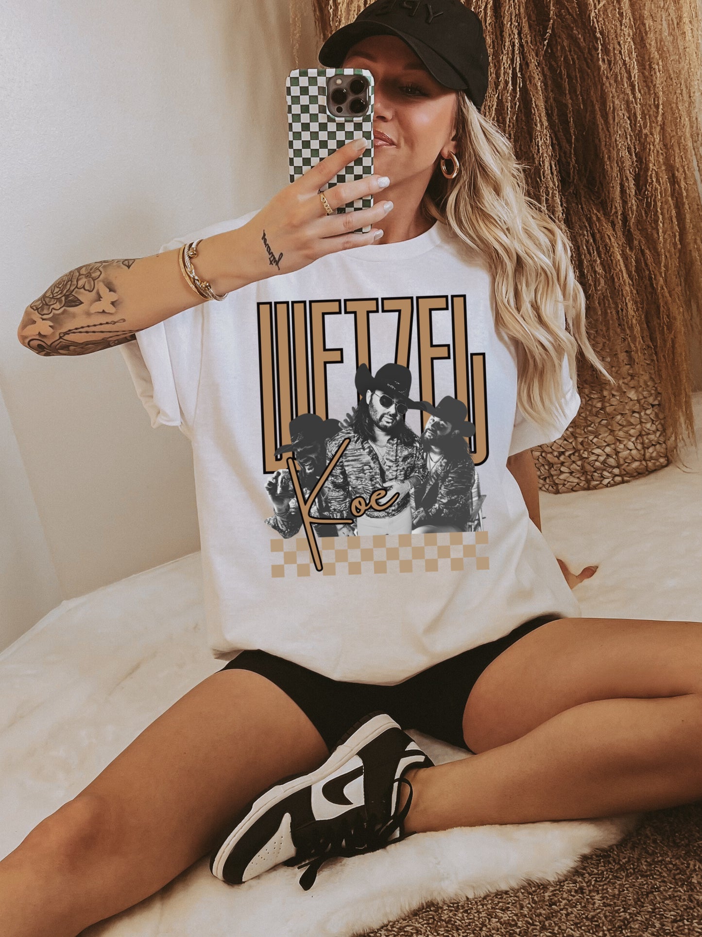 Checkered KOE WETZEL (Adult Tee)