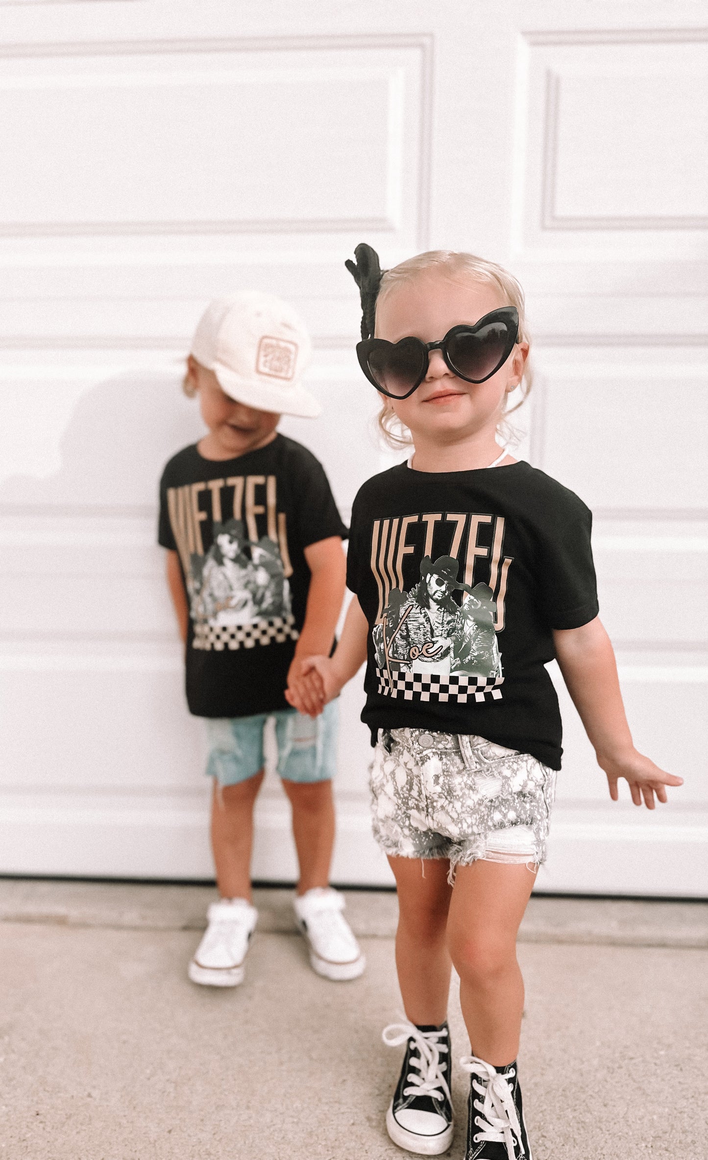 Checkered KOE WETZEL (Kids Tee)